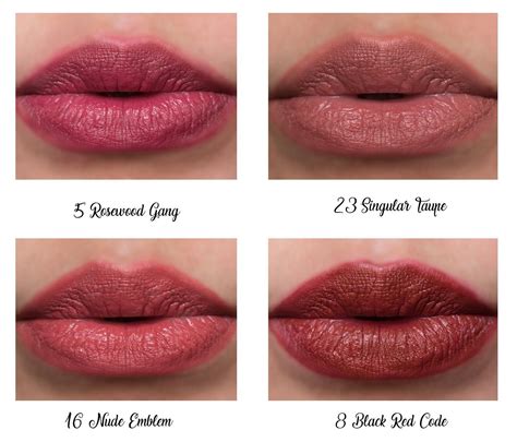 ysl matte lip stain swatches|YSL lip stain review.